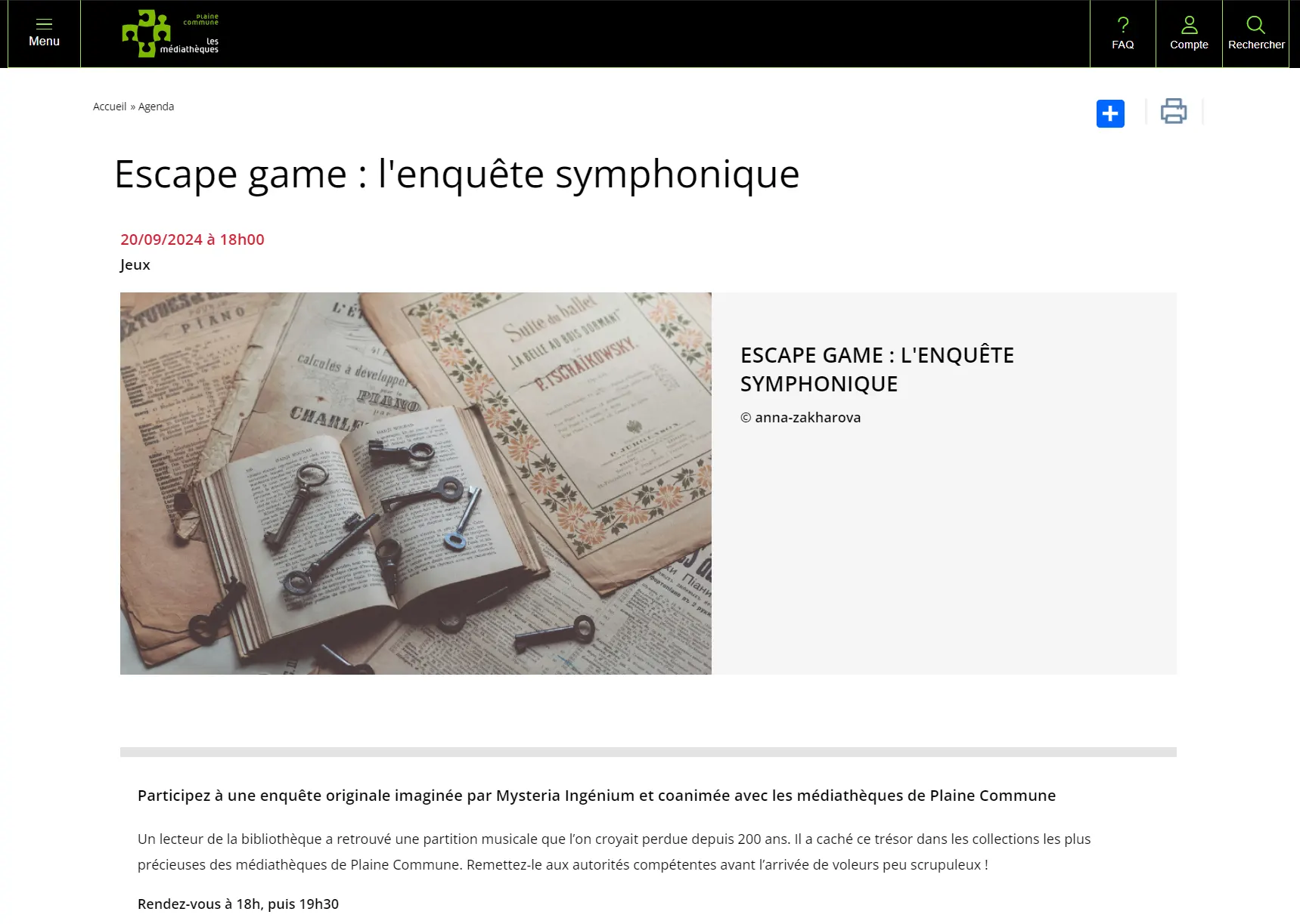 Article : L'Enquête symphonique